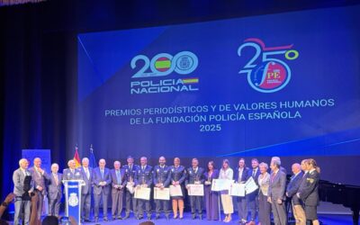 Pedro Chicote, miembro de la Asociación de Víctimas del Terrorismo de Castilla y León, recibe un reconocimiento especial en los Premios Periodísticos y Valores Humanos