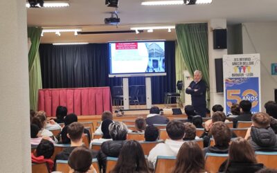 La AvtCyL lleva el testimonio de una víctima al IES Antonio García Bellido de León