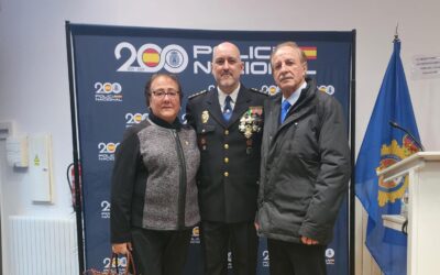La AvtCyL acompaña a la Policía Nacional en el acto de conmemoración del 202 aniversario celebrado en Salamanca