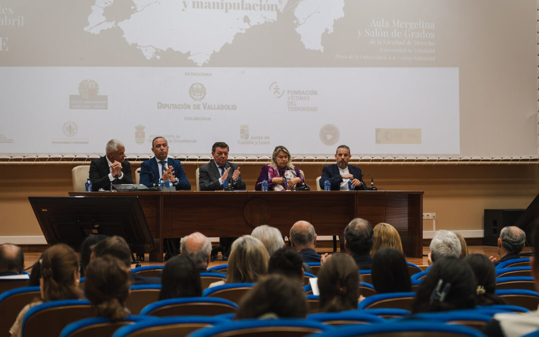 Éxito de las jornadas autonómicas sobre el terrorismo en Castilla y León, centradas en la construcción del relato