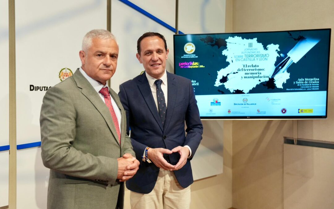 Las III Jornadas Autonómicas sobre el Terrorismo de Castilla y León girarán en torno a la construcción del relato