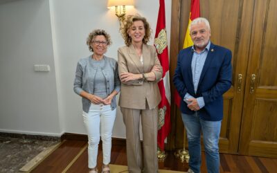 Visita oficial a la nueva consejera de Educación de la Junta de Castilla y León