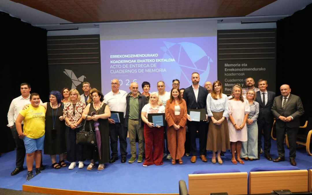 Víctimas del terrorismo de Castilla y León participan en el acto de entrega de los «Cuadernos de Memoria y Reconocimiento»